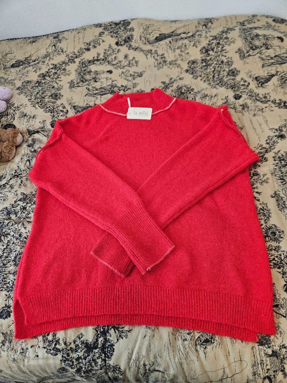 La miel Red Ladies Sweater
